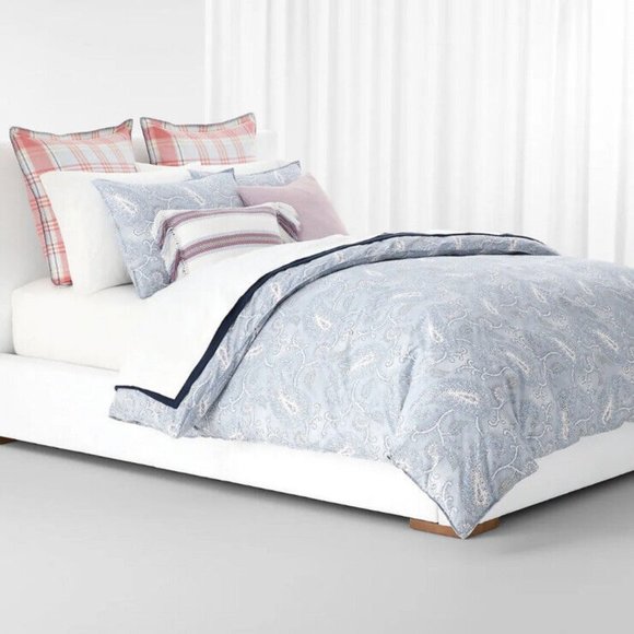 Lauren Ralph Lauren Karina Paisley Full/Queen Duvet Cover & Shams Set Blue Multi